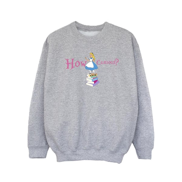 Disney Girls Alice In Wonderland How Curious Sweatshirt