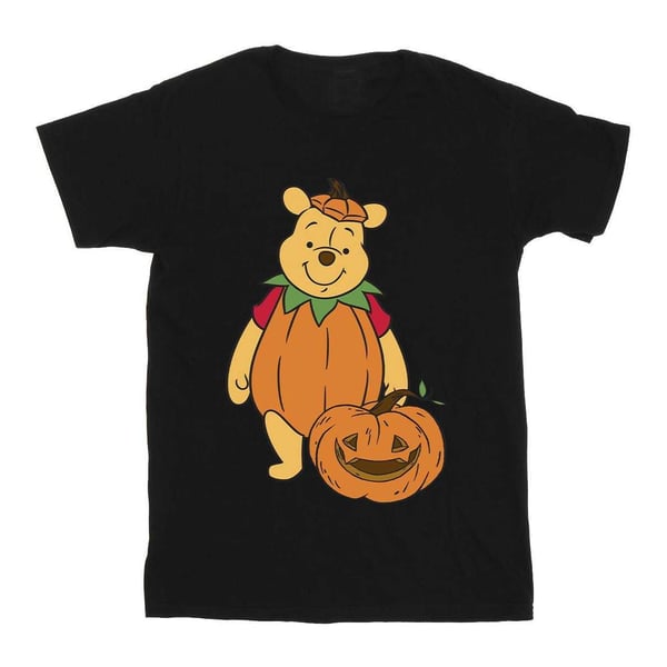 Winnie the Pooh Girls Halloween Pumpkin Cotton T-Shirt