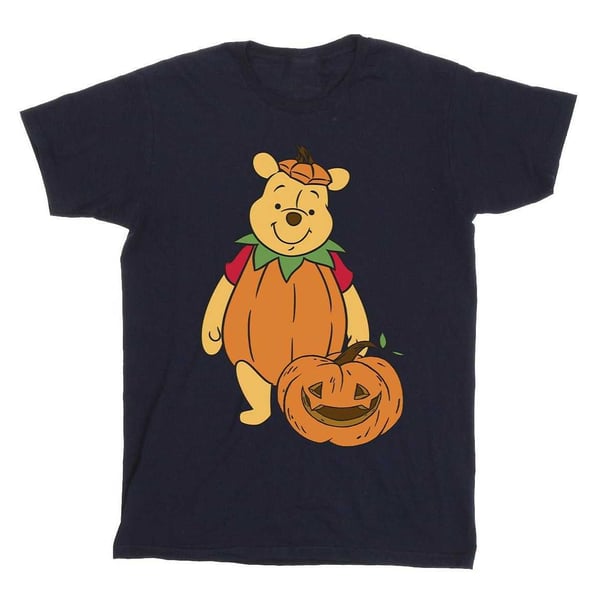Winnie the Pooh Boys Halloween Pumpkin Cotton T-Shirt