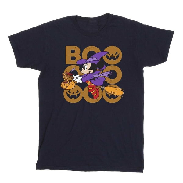 Disney Girls Boo Minnie Mouse Witch Cotton T-Shirt