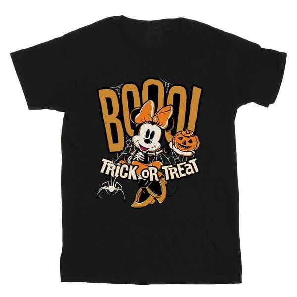 Disney Girls Boo Trick Or Treat Minnie Mouse Cotton T-Shirt