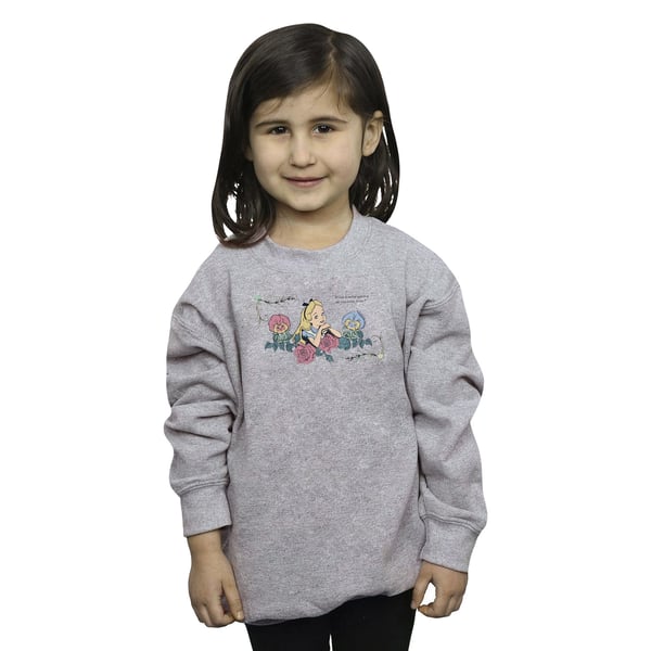 Disney Girls Alice In Wonderland What Kind Of Garden Sweatshirt
