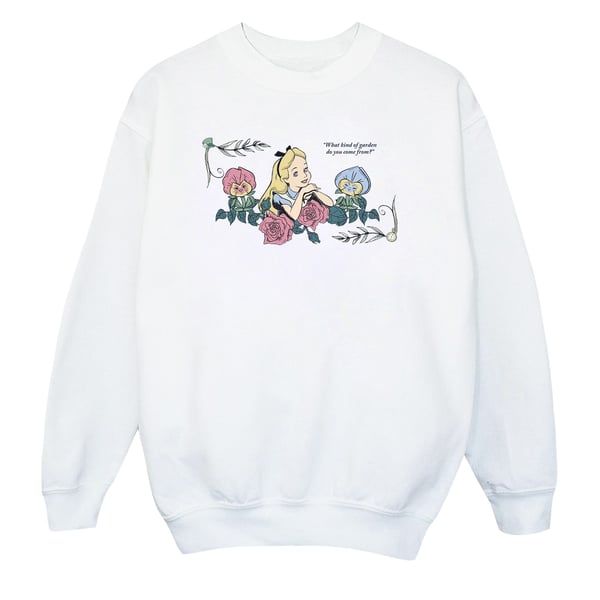 Disney Girls Alice In Wonderland What Kind Of Garden Sweatshirt