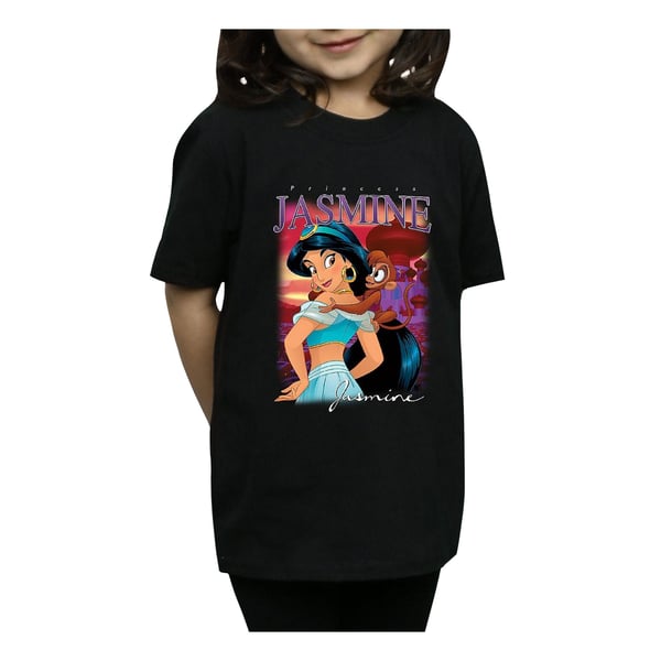 Aladdin Girls Jasmine Montage -puuvillapaita