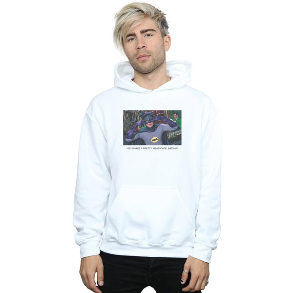 DC Comics Mens Batman TV Series Mean Cape Hoodie