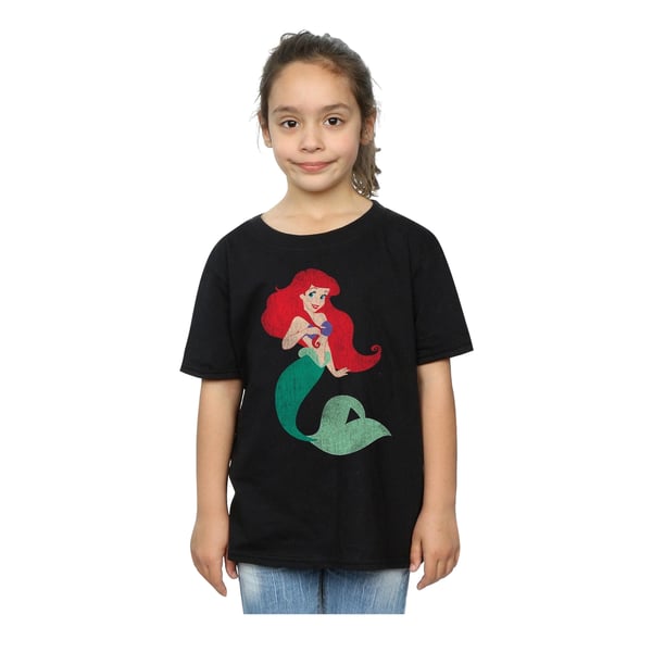Disney Princess Girls Ariel Cotton Classic T-Shirt