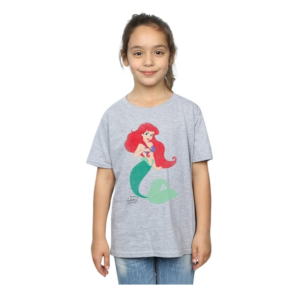 Disney Princess Girls Ariel Cotton Classic T-Shirt