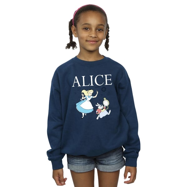 Disney Girls Alice In Wonderland Follow The Rabbit Sweatshirt