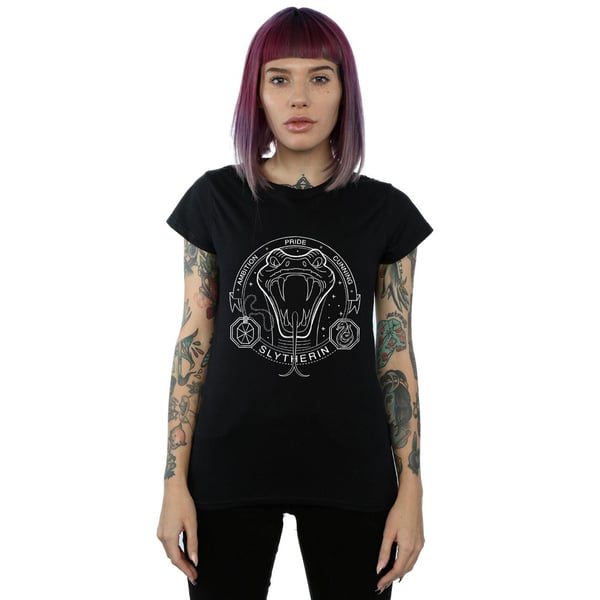 Harry Potter Womens/Ladies Slytherin Cotton T-Shirt