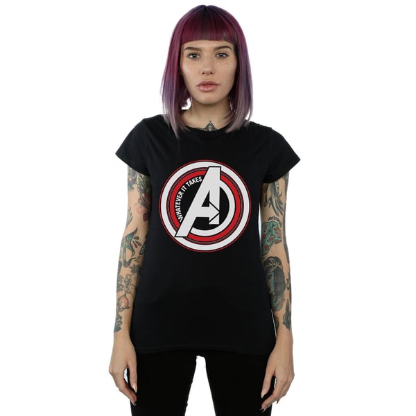 Marvel Naiset/Naiset Avengers Endgame Whatever It Takes Symboli Puuvilla T-paita