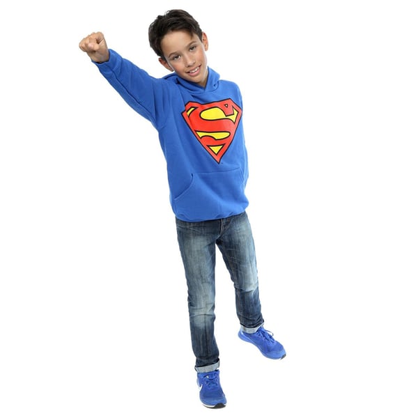 DC Comics Boys Superman Logo Hoodie