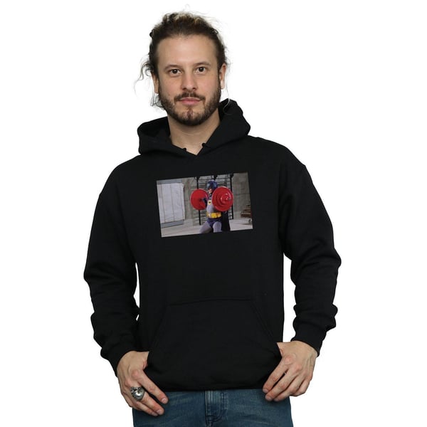DC Comics Mens Batman TV Series Bat Gains Hoodie