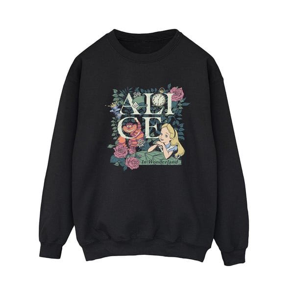 Disney Womens/Ladies Alice In Wonderland Leafy Garden Sweatshirt
