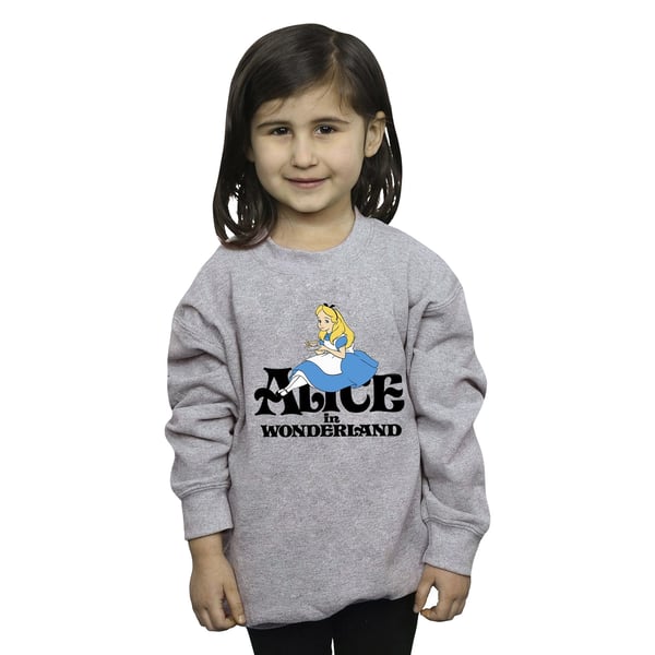 Disney Girls Alice In Wonderland Tea Drinker Classic Sweatshirt