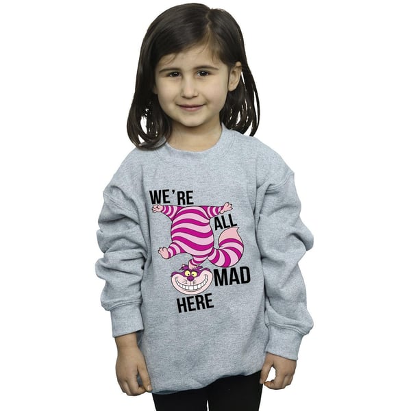 Disney Girls Alice In Wonderland All Mad Here Sweatshirt