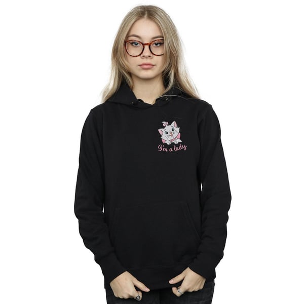 Disney Womens/Ladies Aristocats Marie I´m A Lady Breast Print Hoodie