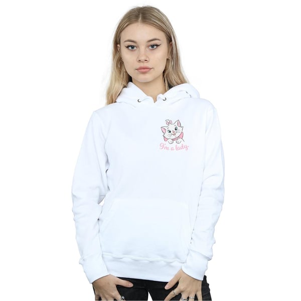 Disney Womens/Ladies Aristocats Marie I´m A Lady Breast Print Hoodie