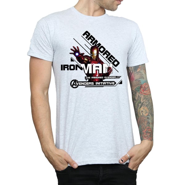 Marvel Mens Iron Man Armored Avenger T-Shirt