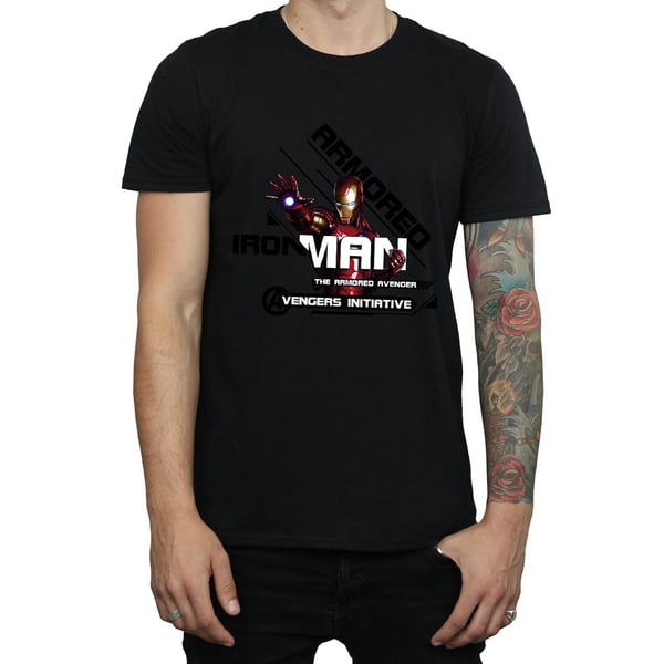 Marvel Mens Iron Man Armored Avenger T-Shirt