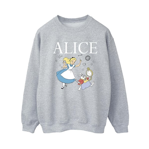 Disney Womens/Ladies Alice In Wonderland Follow The Rabbit Sweatshirt