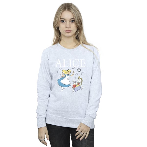 Disney Womens/Ladies Alice In Wonderland Follow The Rabbit Sweatshirt