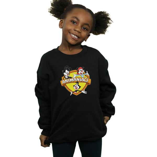 Animaniacs Girls Logo Crest Sweatshirt