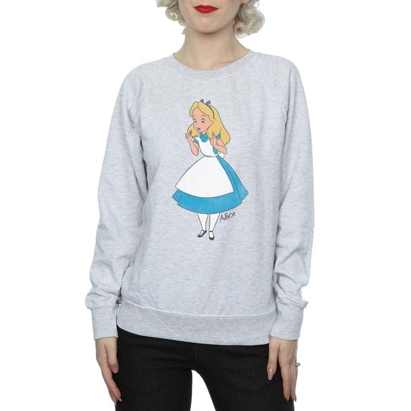 Alice In Wonderland Womens/Ladies Classic Heather Sweatshirt