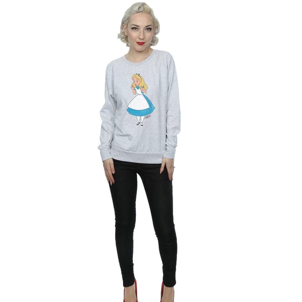 Alice In Wonderland Womens/Ladies Classic Heather Sweatshirt