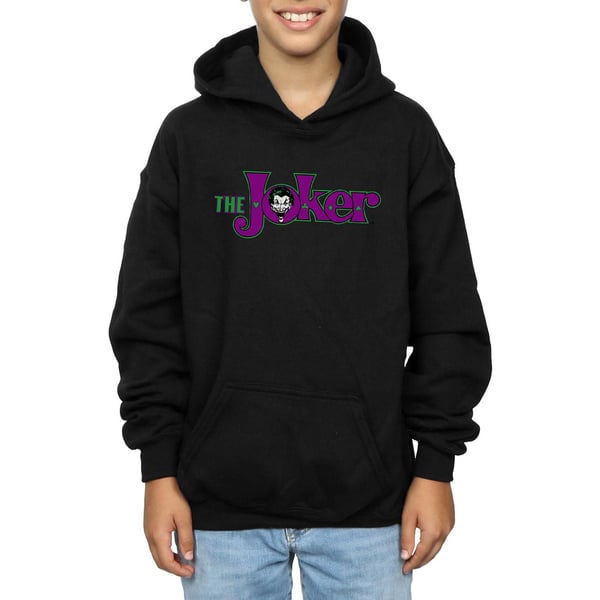 DC Comics Boys The Joker Text Logo Hoodie