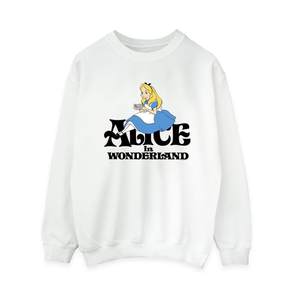 Disney Womens/Ladies Alice In Wonderland Tea Drinker Classic Sweatshirt