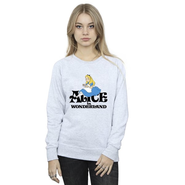 Disney Womens/Ladies Alice In Wonderland Tea Drinker Classic Sweatshirt
