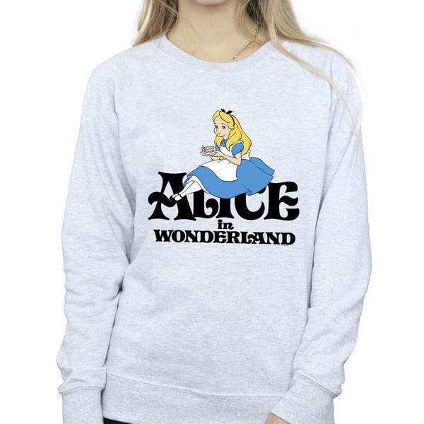 Disney Womens/Ladies Alice In Wonderland Tea Drinker Classic Sweatshirt