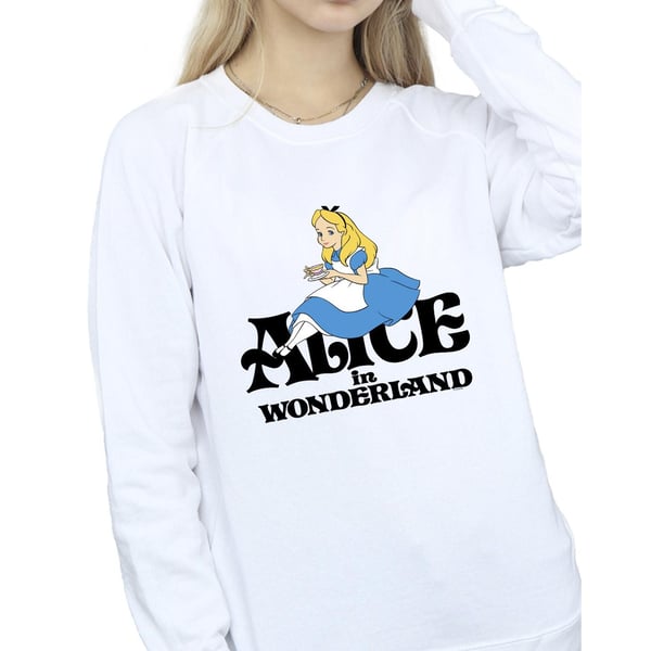 Disney Womens/Ladies Alice In Wonderland Tea Drinker Classic Sweatshirt