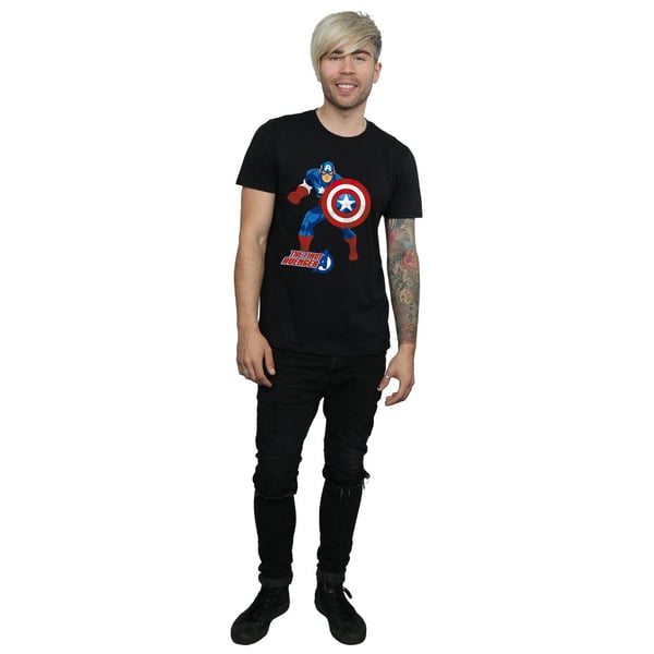 Marvel Mens Captain America The First Avenger T-Shirt