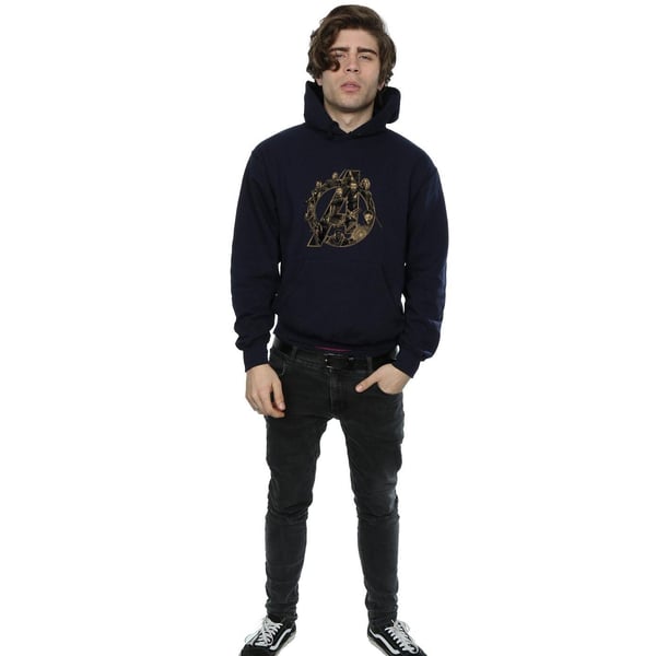 Avengers Infinity War Unisex Adult Logo Cotton Hoodie