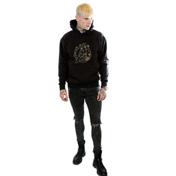 Avengers Infinity War Unisex Adult Logo Cotton Hoodie