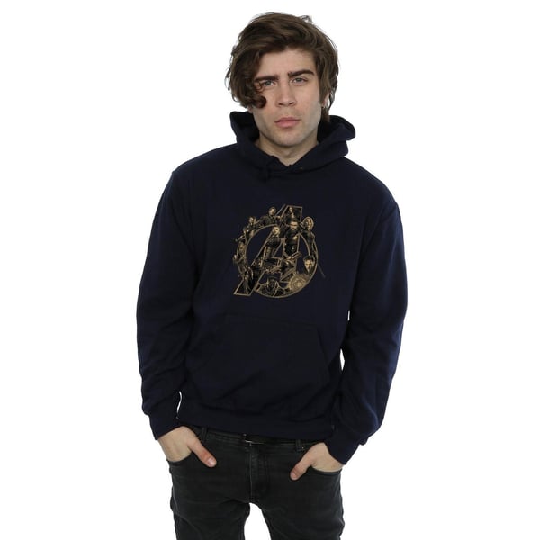 Avengers Infinity War Unisex Adult Logo Cotton Hoodie