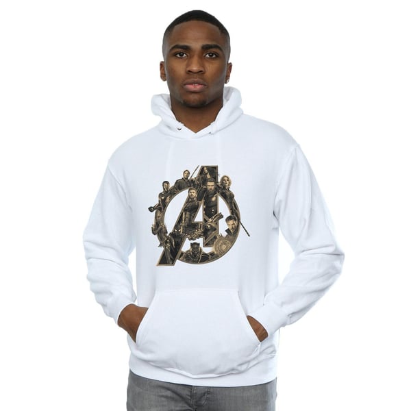 Avengers Infinity War Unisex Adult Logo Cotton Hoodie