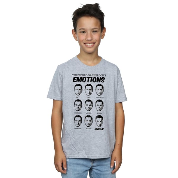 The Big Bang Theory Boys Sheldon Emotions Cotton T-Shirt