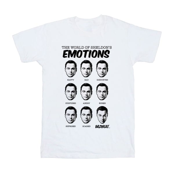 The Big Bang Theory Boys Sheldon Emotions Cotton T-Shirt