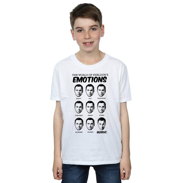 The Big Bang Theory Boys Sheldon Emotions Cotton T-Shirt