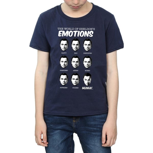 The Big Bang Theory Boys Sheldon Emotions Cotton T-Shirt