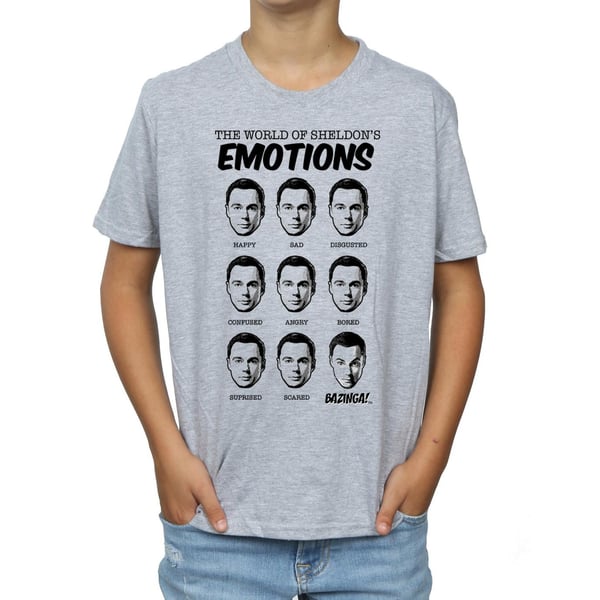 The Big Bang Theory Boys Sheldon Emotions Cotton T-Shirt