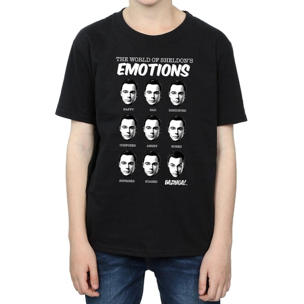 The Big Bang Theory Boys Sheldon Emotions Cotton T-Shirt