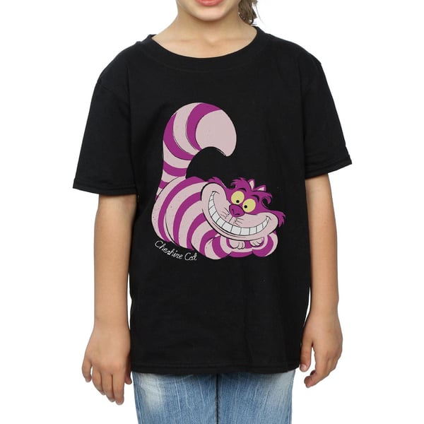 Disney Girls Alice In Wonderland Cheshire Cat Cotton T-Shirt
