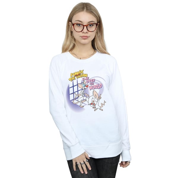 Animaniacs Womens/Ladies Pinky And The Brain Take Over The World Sweatshirt