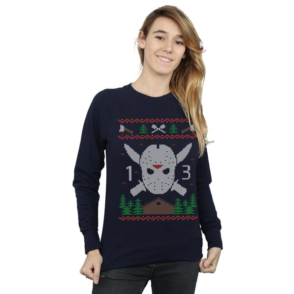 Friday 13th Womens/Ladies Christmas Fair Isle Sweatshirt