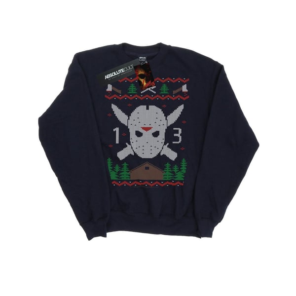 Friday 13th Womens/Ladies Christmas Fair Isle Sweatshirt