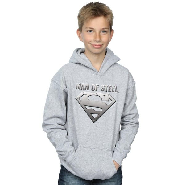 DC Comics Boys Superman Man Of Steel Shield Hoodie