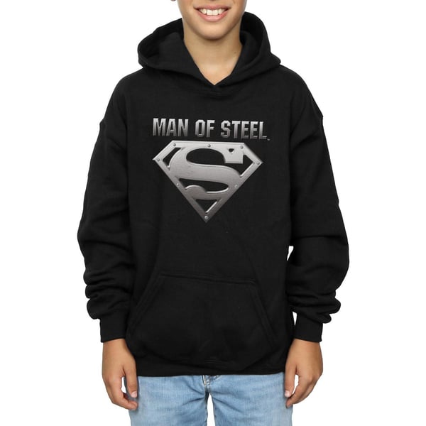 DC Comics Boys Superman Man Of Steel Shield Hoodie